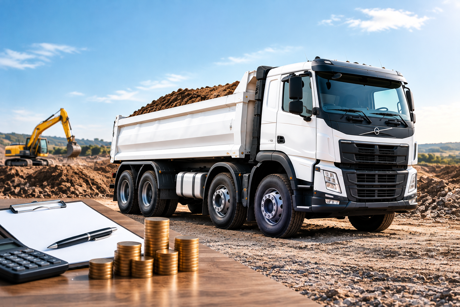 Comparison of truck finance repayments with 0% and 10% deposit