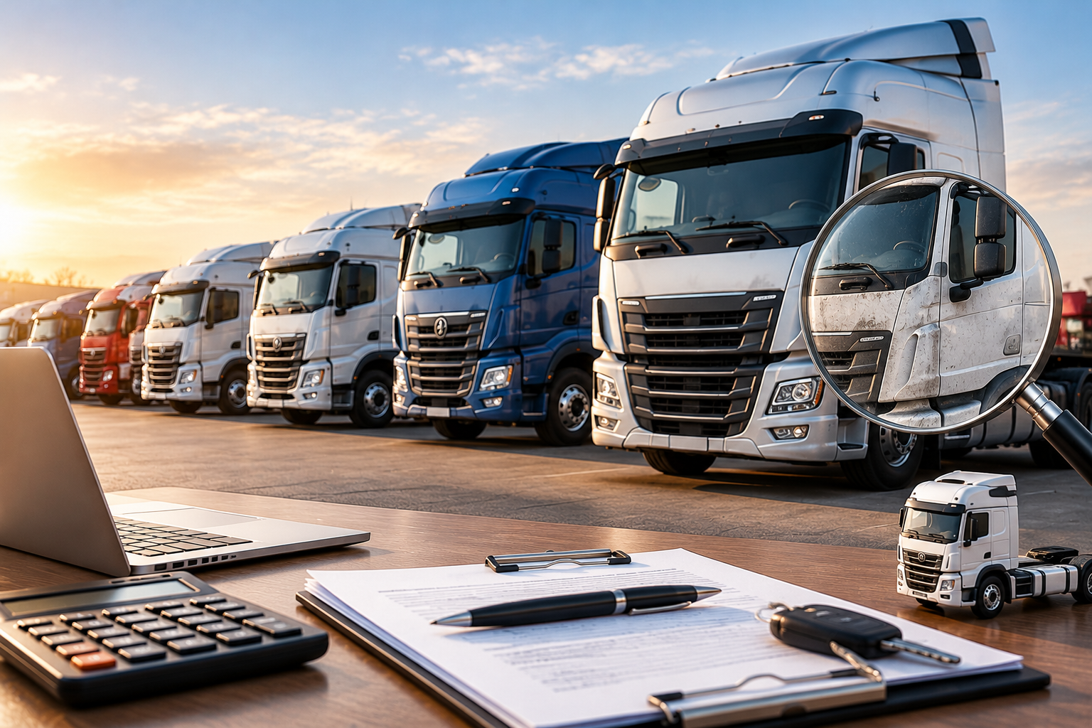 Used truck available for commercial truck finance