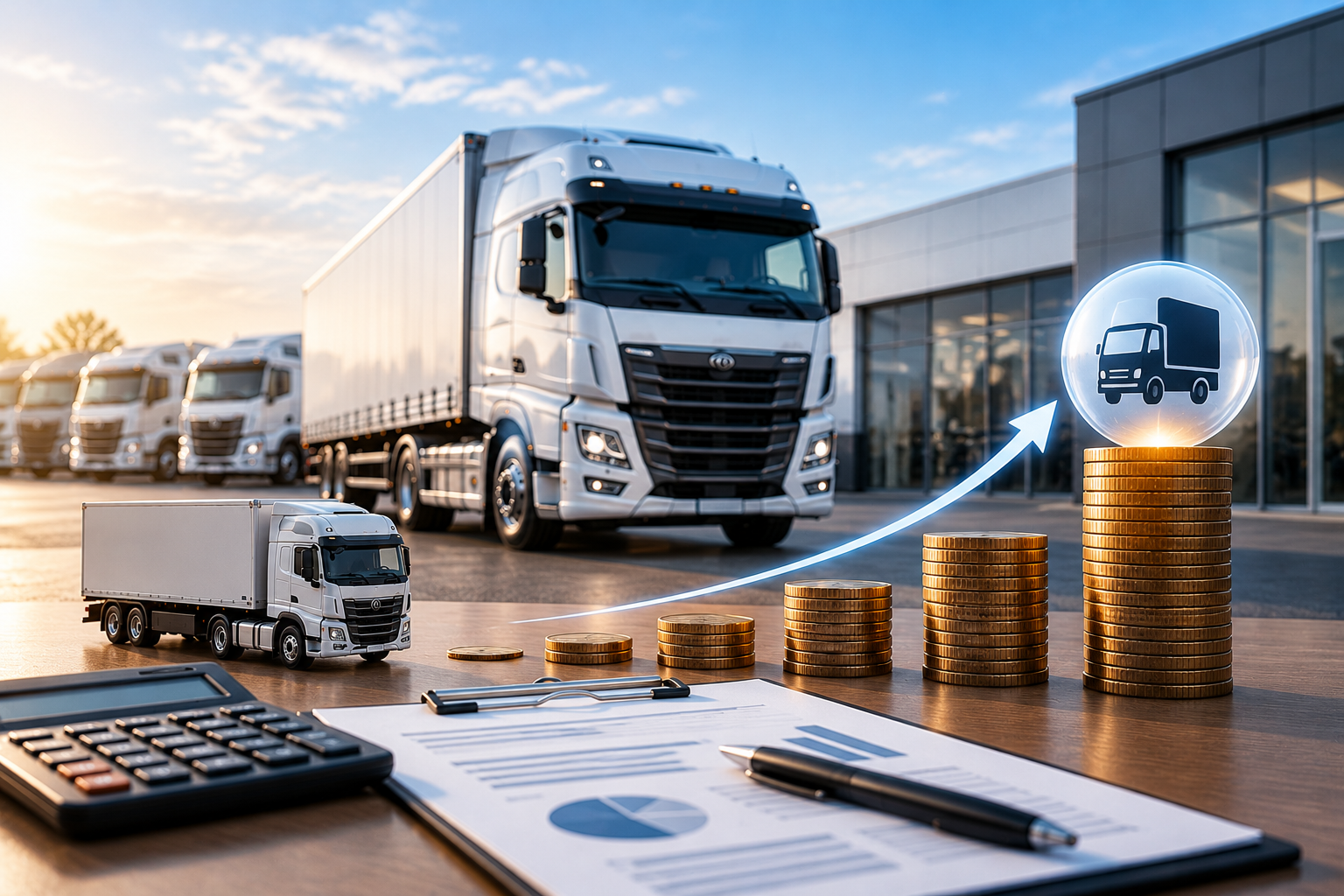 Business documents used to assess low doc truck finance